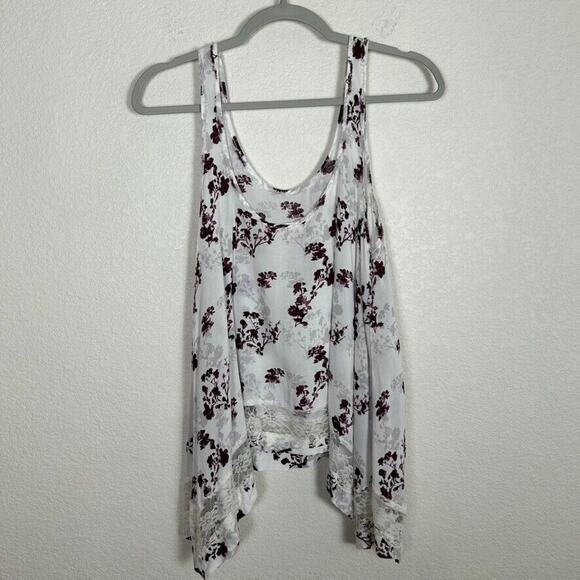 Intimately Free People Woman's Sz XS tank top lace Feminine Coquette Boho-Chic - Picture 4 of 11